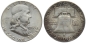 Preview: USA 1/2 Dollar 1963 D - Franklin - Topstück